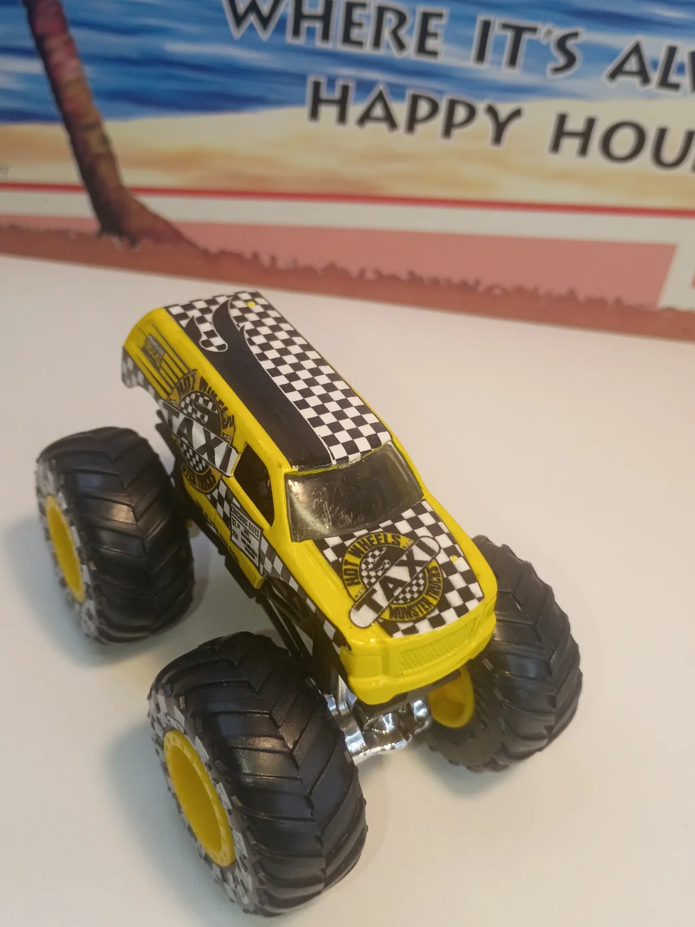 Hot Wheels Monster Truck Taxi 1/64 Scale Loose